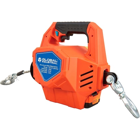 Global Industrial Battery Powered Portable Pulling & Lifting Tool, 24V 298662